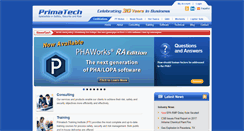 Desktop Screenshot of primatech.org
