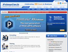 Tablet Screenshot of primatech.org