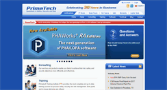 Desktop Screenshot of primatech.com